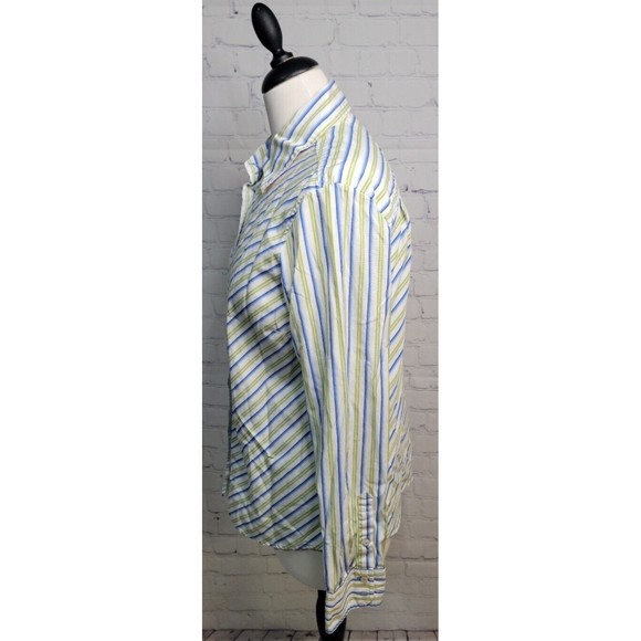 Vintage Tommy Hilfiger striped button-down Long Sleeve Size Lg - Picture 3 of 8